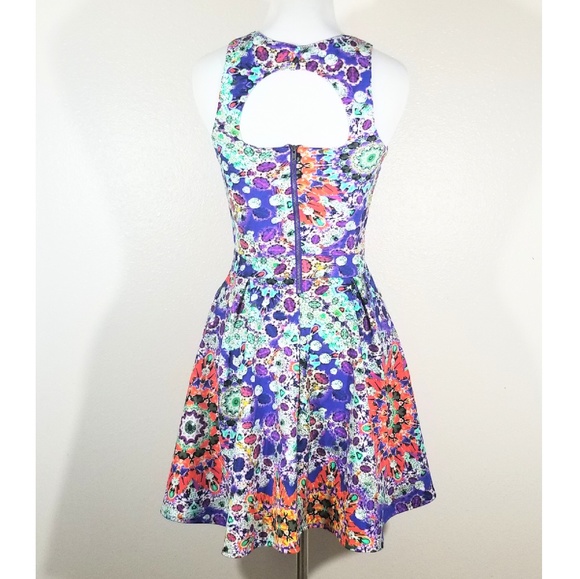 Nanette Lepore Print Fit n Flare Dress - Picture 5 of 5